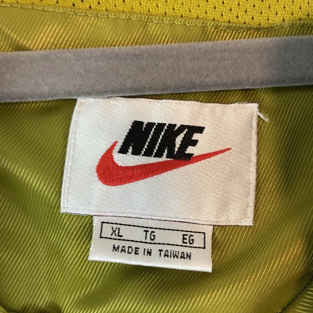 Nike Anorak Windbreaker Jacket Men's XL Green 1/2 Zip Gorpcore Baggy VTG 90s - Picture 7 of 9